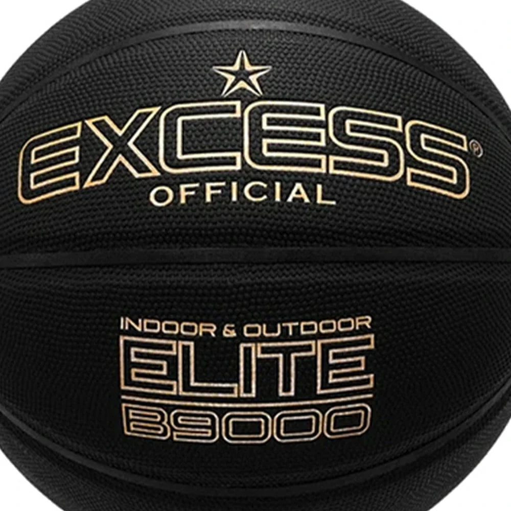 DUNK MASTER Channel Leather Nylon Butyl Ultra-Fiber Tire-Grade Balanced - Winding, Strong Dust-Free Bladder, Texture, - 7# Basketball Design Grip Honeycomb Black