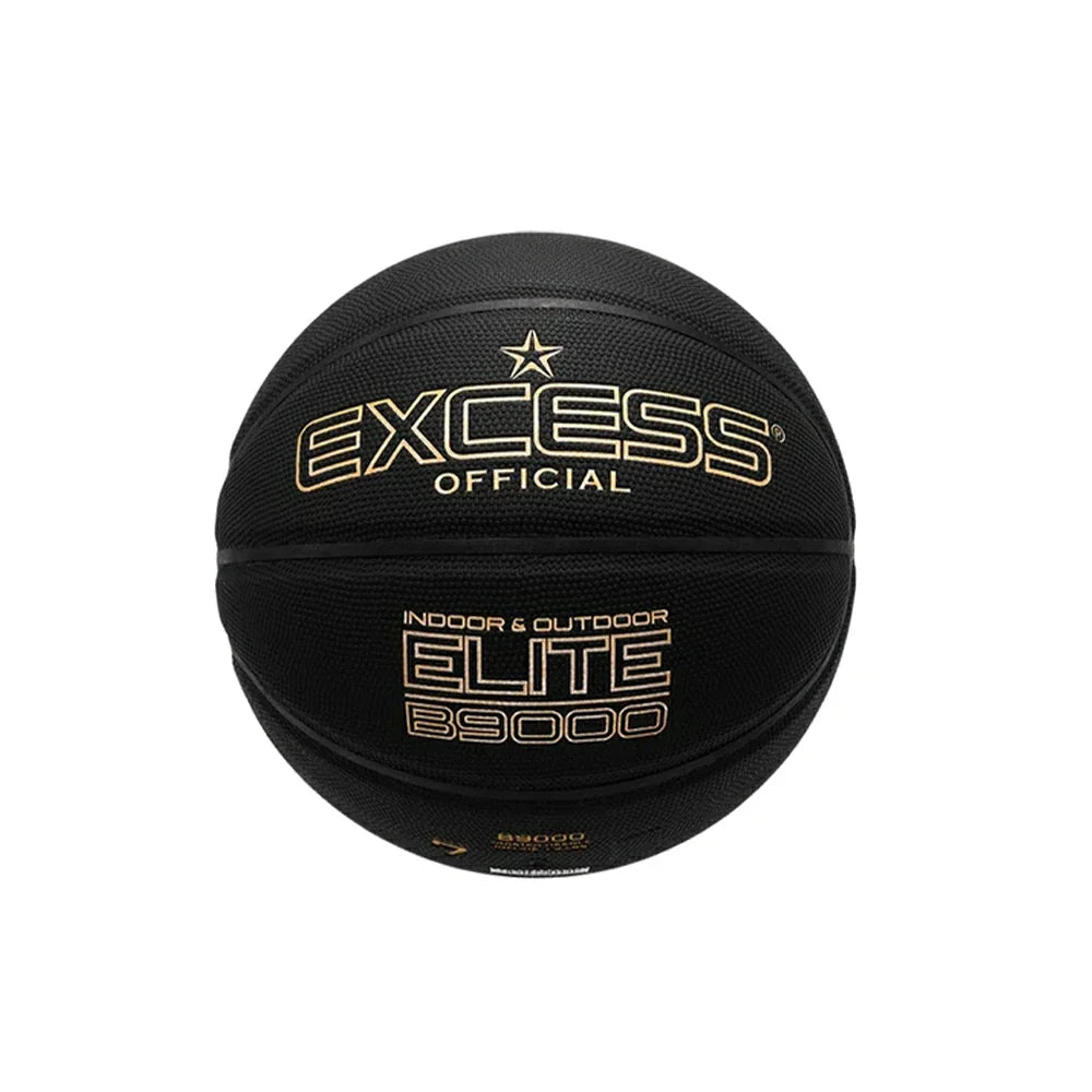DUNK MASTER Channel Leather Nylon Butyl Ultra-Fiber Tire-Grade Balanced - Winding, Strong Dust-Free Bladder, Texture, - 7# Basketball Design Grip Honeycomb Black