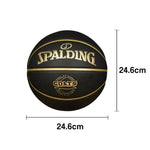DUNK MASTER 77-790Y Long-Lasting SPALDING Durable Textured Grip, High-Performance Bladder, 24.6cm - Rubber Authentic 7# Basketball Surface