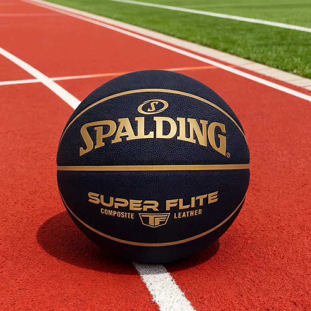 DUNK MASTER Durable 7# Long-Lasting 78-099Y High-Performance Rubber Grip, Textured Authentic 24.6cm - Basketball Bladder, SPALDING Surface