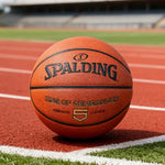 DUNK MASTER 77-476Y5 Texture, 5#, Authentic Rubber SPALDING Foam-Grain Basketball Enhanced Bladder, Grip