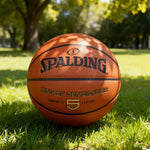 DUNK MASTER 77-476Y5 Texture, 5#, Authentic Rubber SPALDING Foam-Grain Basketball Enhanced Bladder, Grip