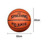 DUNK MASTER Enhanced Rubber Texture, Basketball Authentic SPALDING 5#, 77-403Y5 Bladder, Foam-Grain Grip