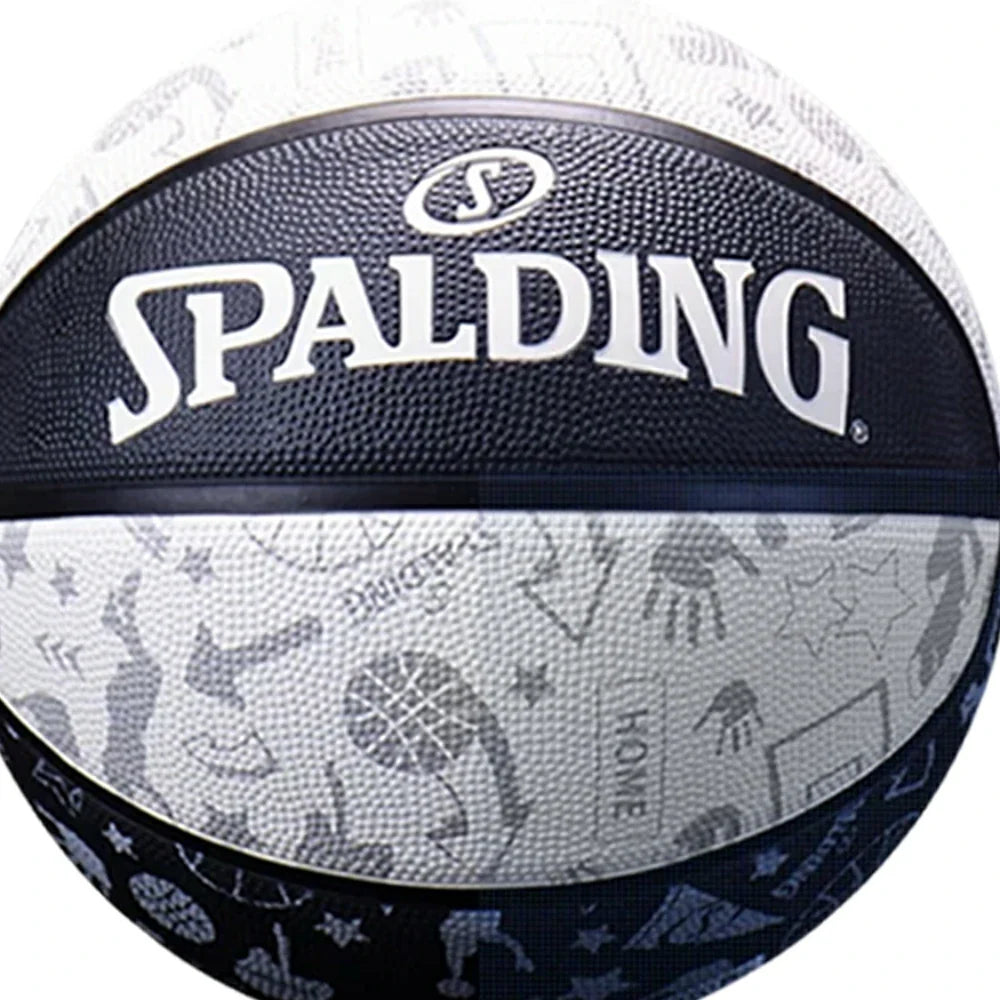 DUNK MASTER Bladder, Rubber Authentic Texture, 84-611Y SPALDING Enhanced 7#, Basketball Foam-Grain Grip