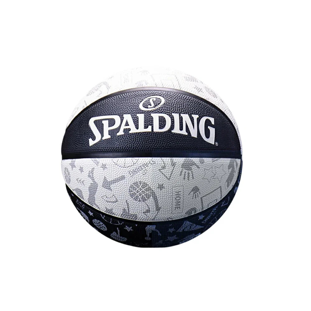 DUNK MASTER Bladder, Rubber Authentic Texture, 84-611Y SPALDING Enhanced 7#, Basketball Foam-Grain Grip
