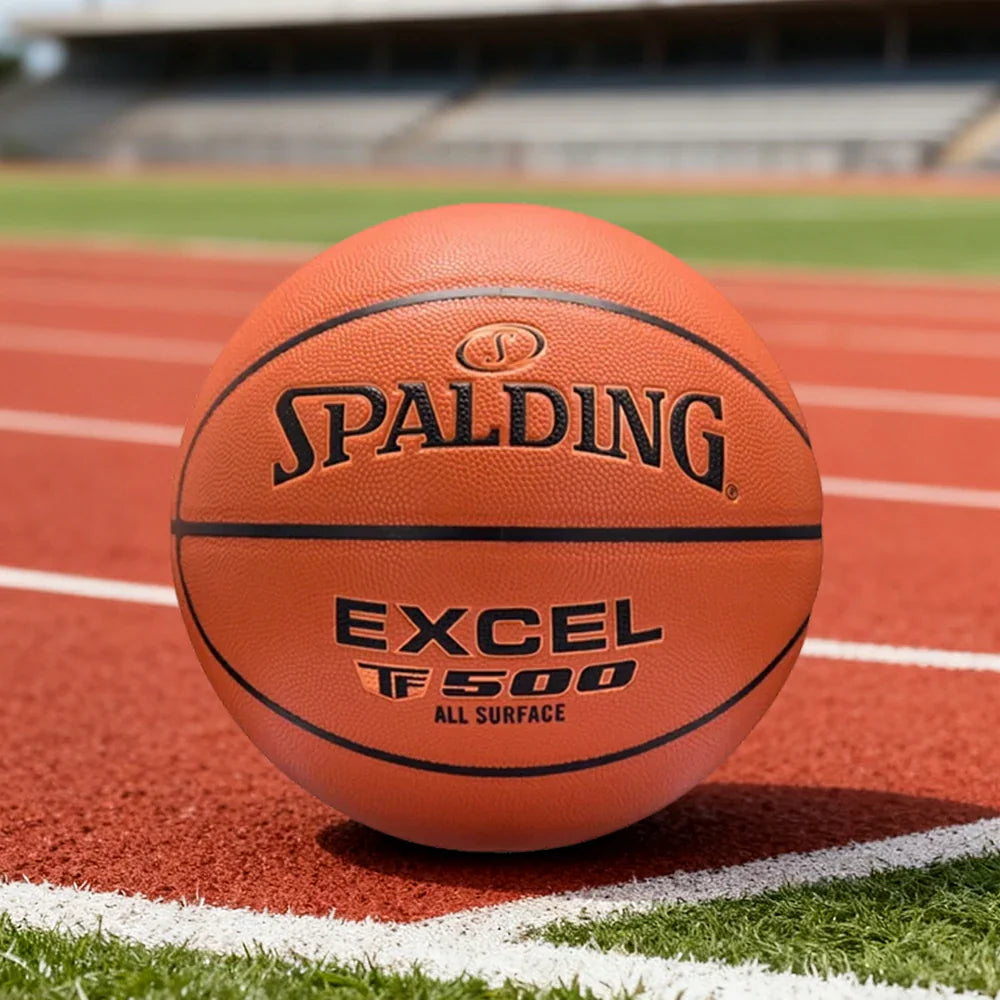 DUNK MASTER Core, Professional-Grade SPALDING Durable Authentic Nylon Pressure, 7# Rubber Basketball Winding 76-797Y Stable Design