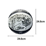 DUNK MASTER PU Superior SPALDING Bladder Basketball 7# Grip, Nylon 84-447Y High-Performance Winding, Durable Rubber Authentic Design