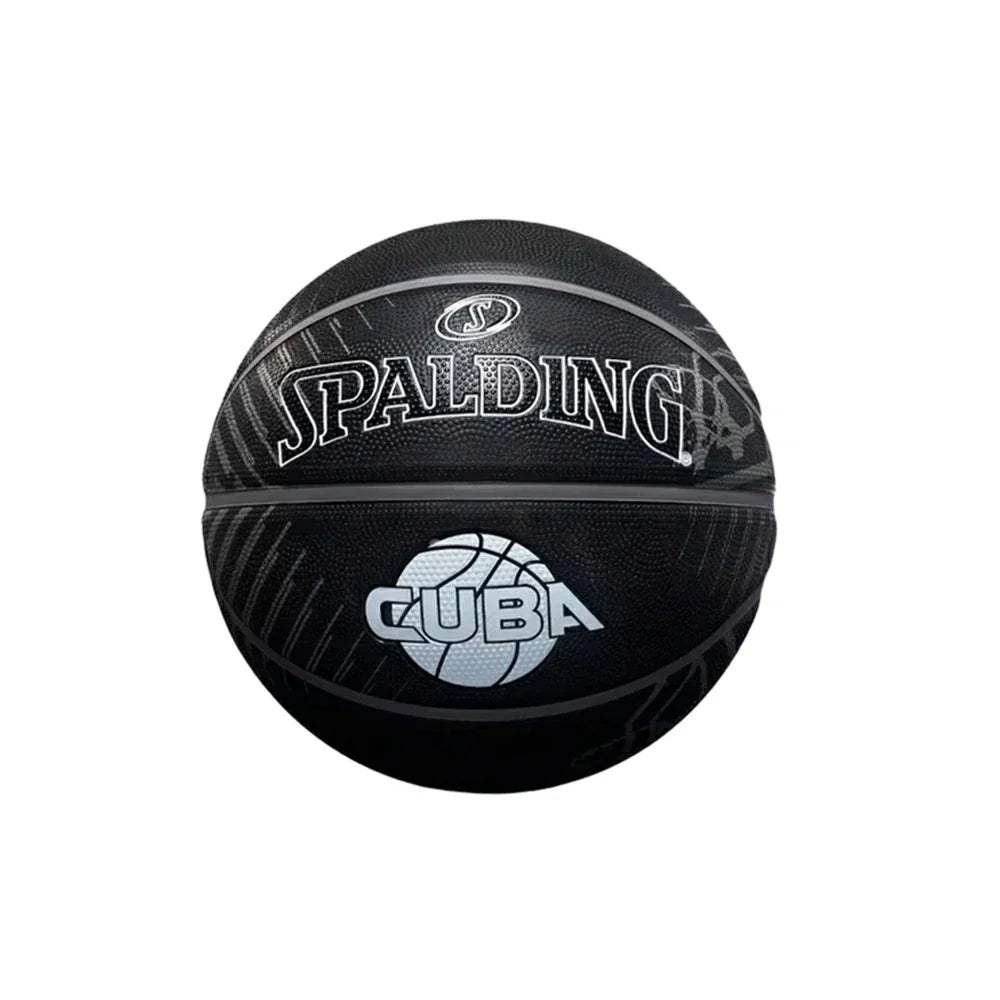 DUNK MASTER 84-419Y 7# Nylon Bladder SPALDING Superior Basketball Rubber Winding, Grip, Authentic PU Durable High-Performance Design