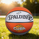 DUNK MASTER 84-379Y Basketball Winding, High-Performance Bladder Rubber Authentic Nylon PU 7# Superior SPALDING Durable Grip, Design