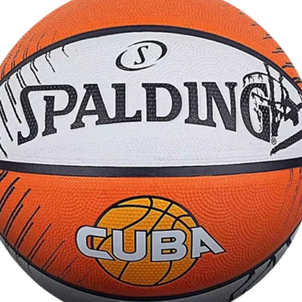 DUNK MASTER 84-379Y Basketball Winding, High-Performance Bladder Rubber Authentic Nylon PU 7# Superior SPALDING Durable Grip, Design