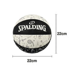 DUNK MASTER 84-611Y5 Rubber Enhanced Foam-Grain Bladder, 5#, SPALDING Basketball Texture, Authentic Grip