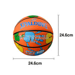 DUNK MASTER PU High-Performance Superior 65-133Y 7# SPALDING Bladder Rubber Grip, Winding, Nylon Durable Authentic Basketball Design
