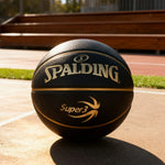 DUNK MASTER Grip, Superior SPALDING Dust-Resistant Core Nylon Rubber Winding, Foam Quick Basketball 77-749Y Authentic 7# Bounce