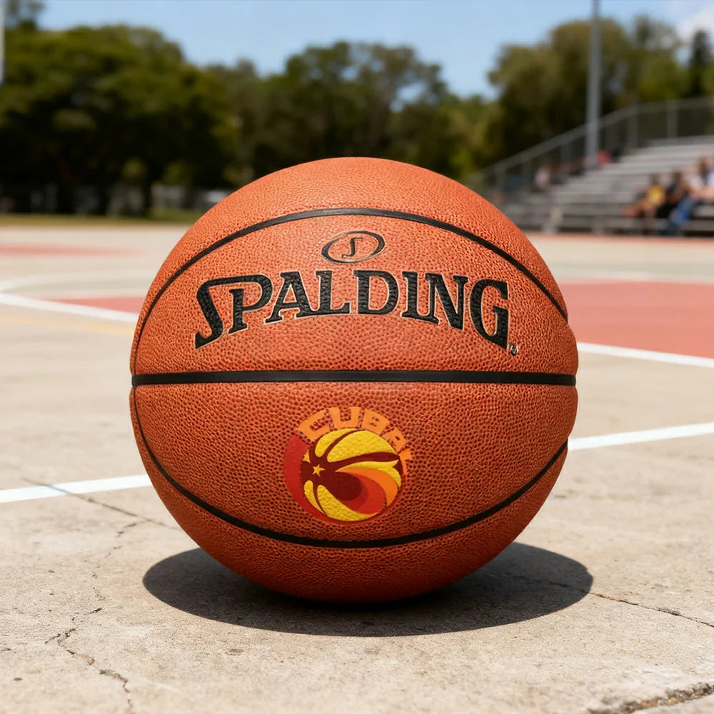 DUNK MASTER Superior 7# Core Quick Grip, SPALDING Nylon Foam 77-567Y Authentic Basketball Rubber Winding, Dust-Resistant Bounce