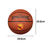 DUNK MASTER Superior 7# Core Quick Grip, SPALDING Nylon Foam 77-567Y Authentic Basketball Rubber Winding, Dust-Resistant Bounce