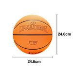 DUNK MASTER 77-962 Dust-Resistant Basketball 7# Superior Rubber Grip, Authentic Foam Winding, Core Nylon Quick SPALDING Bounce