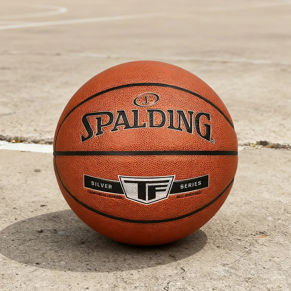 DUNK MASTER SPALDING Quick Nylon Authentic Grip, 76-859Y Dust-Resistant Foam Rubber Basketball Core Superior Winding, 7# Bounce