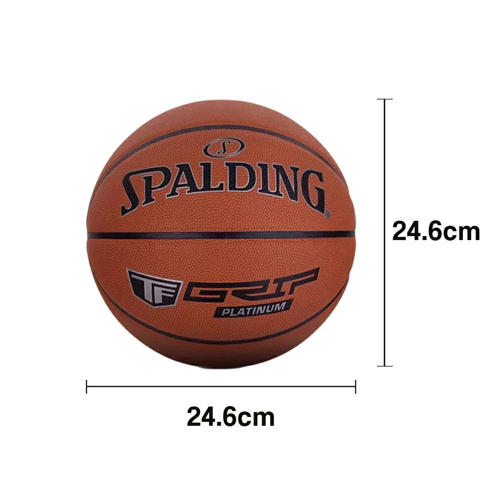 DUNK MASTER Rubber 78-031Y Foam Winding, Superior Core SPALDING Dust-Resistant Grip, Basketball Nylon Authentic 7# Quick Bounce