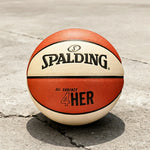 DUNK MASTER Foam Core 6# Grip, Authentic SPALDING Winding, Quick Basketball Nylon Dust-Resistant 77-724Y6 Superior Rubber Bounce