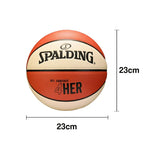 DUNK MASTER Foam Core 6# Grip, Authentic SPALDING Winding, Quick Basketball Nylon Dust-Resistant 77-724Y6 Superior Rubber Bounce