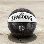 DUNK MASTER 7# Nylon Dust-Resistant Quick Basketball Rubber 77-745Y Core SPALDING Superior Grip, Winding, Authentic Foam Bounce