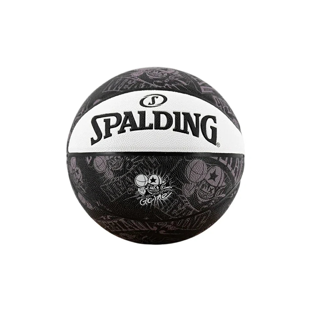 DUNK MASTER 7# Nylon Dust-Resistant Quick Basketball Rubber 77-745Y Core SPALDING Superior Grip, Winding, Authentic Foam Bounce