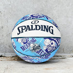 DUNK MASTER Core Winding, 77-746Y Authentic Grip, Nylon Rubber Basketball Superior Quick Dust-Resistant SPALDING 7# Foam Bounce