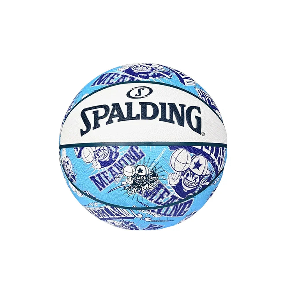 DUNK MASTER Core Winding, 77-746Y Authentic Grip, Nylon Rubber Basketball Superior Quick Dust-Resistant SPALDING 7# Foam Bounce