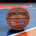 DUNK MASTER 76-886Y 7# Foam Basketball Nylon SPALDING Rubber Winding, Quick Dust-Resistant Core Grip, Authentic Superior Bounce