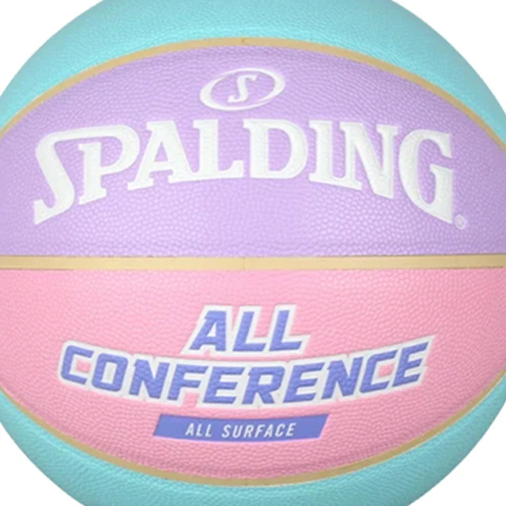 DUNK MASTER Authentic Basketball Superior Dust-Resistant Color Macaron Foam SPALDING Nylon 76-897Y 7# Winding, Rubber Grip