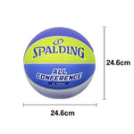 DUNK MASTER Foam 77-394Y 7# Authentic Winding, Superior Rubber Nylon Dust-Resistant Color Macaron Basketball SPALDING Grip