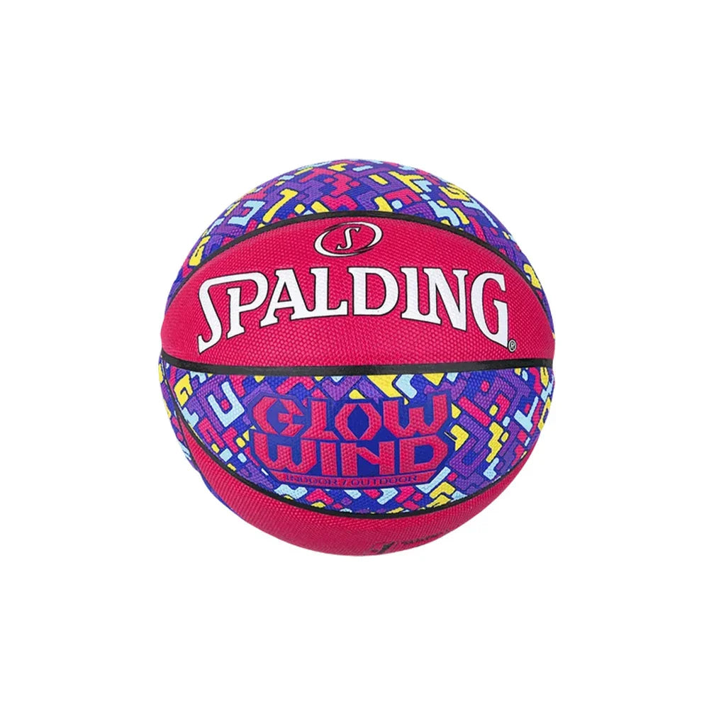 DUNK MASTER Foam Rubber Core Basketball Nylon 76-997Y Quick Superior Winding, SPALDING 7# Grip, Authentic Dust-Resistant Bounce