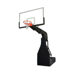 DUNK MASTER Glass Design Easy Lift, Basketball Hoops - Height, Foldable Backboard, 3.05m Hydraulic 10mm Rim Tempered Electric Mobility