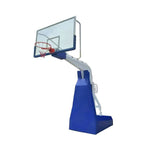 DUNK MASTER Hydraulic Rim Safety 10mm Height, Basketball Tempered Rim Triple-Spring - Electric Hoops 3.05m Lift, Backboard, Glass Padding