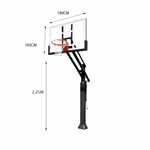 DUNK MASTER Heavy Ironman M029 System Duty Hoop Basketball Basketball Stand In Ring Ground Professional