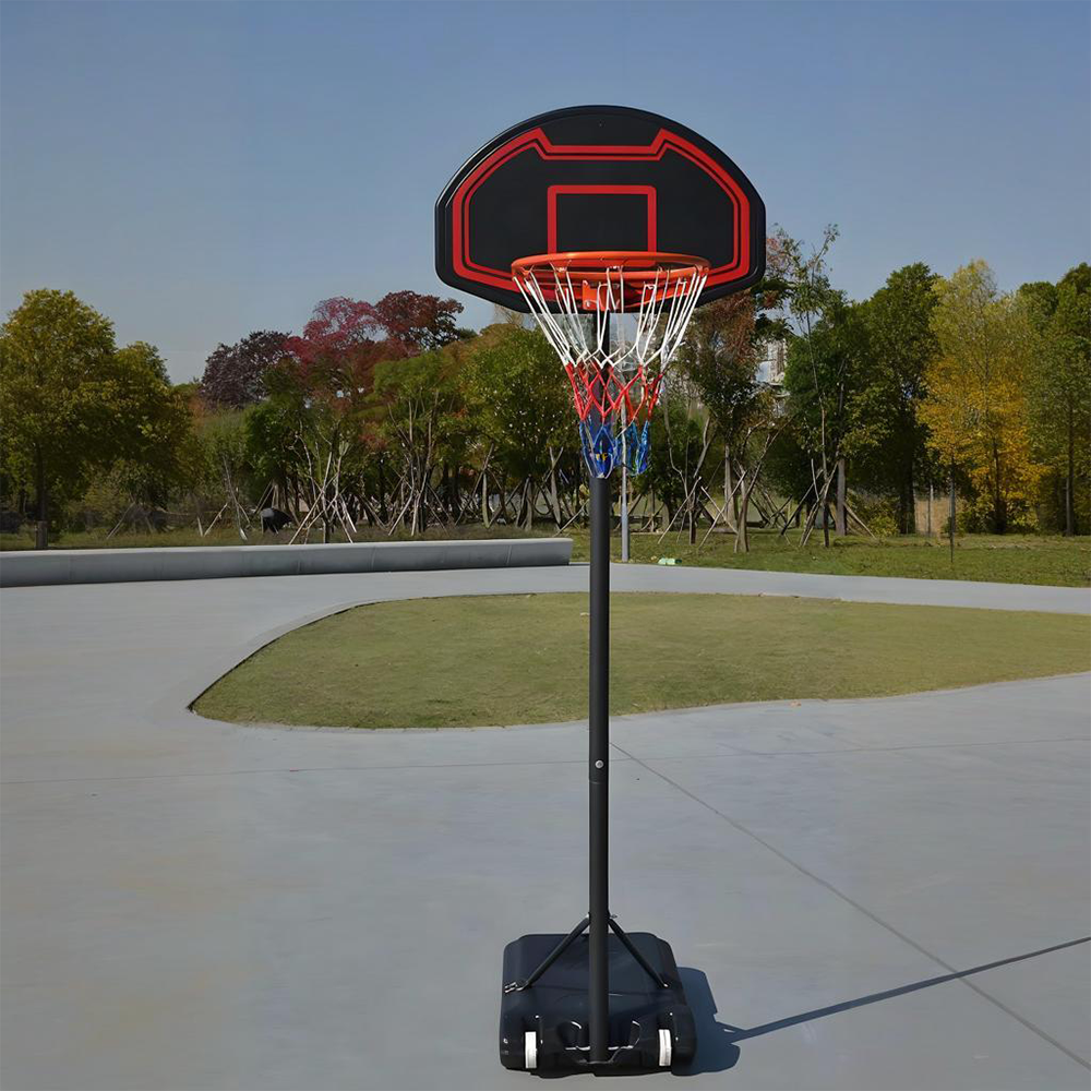 DUNK MASTER Basketball System Ring Hoop Basketball Stand Portable PLINC Ironman
