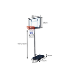 DUNK MASTER Ring System Stand M0182 Hoop Basketball Basketball Portable Ironman
