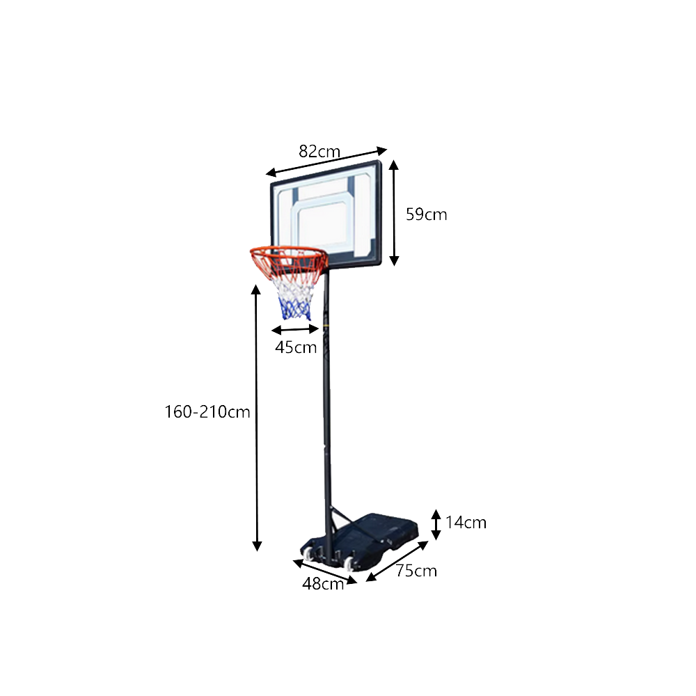 DUNK MASTER Ring System Stand M0182 Hoop Basketball Basketball Portable Ironman