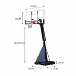 DUNK MASTER Hoop Ring System Basketball Basketball M027 Stand Portable Ironman