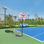 DUNK MASTER Basketball Ring M0881 Stand Basketball Portable System Hoop Ironman