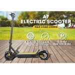 GLIDER 350W Scooter Motorised A7 36V Adult Scooter Riding Foldable Electric Black