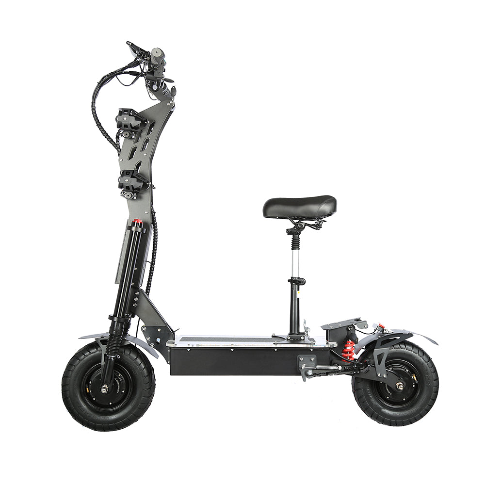 GLIDER 72V - Electric Foldable 8000W Motors Scooter 40Ah Dual Dual Motors Black