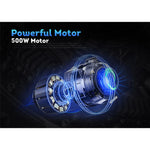 GLIDER DD1 USB 500W 13Ah Scooter Large Baby Foldable Storage Electric 11-inch W/ Capacity 48V Charger Seat