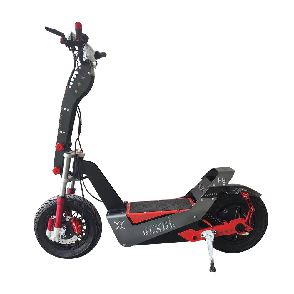 GLIDER 72V 40AH Black And Scooter 4000W Electric Red