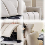 LUXORA FC1011 - High-Tech Pine Frame Wood Sofa Fabric