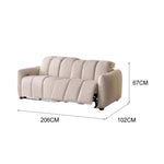 LUXORA FC1011 - High-Tech Pine Frame Wood Sofa Fabric