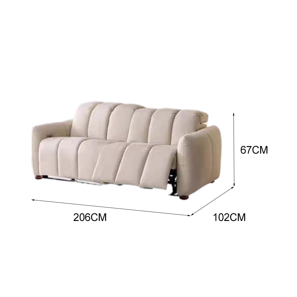 LUXORA FC1011 - High-Tech Pine Frame Wood Sofa Fabric