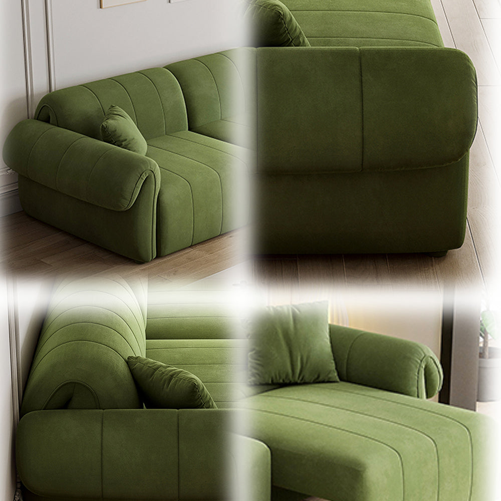 LUXORA FC1023 Frame Wood 3-Seater Pine Sofa