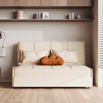 LUXORA FC1040 Solid Frame 100/120/135/150cm Sofa Wood Sofa Steel Bed