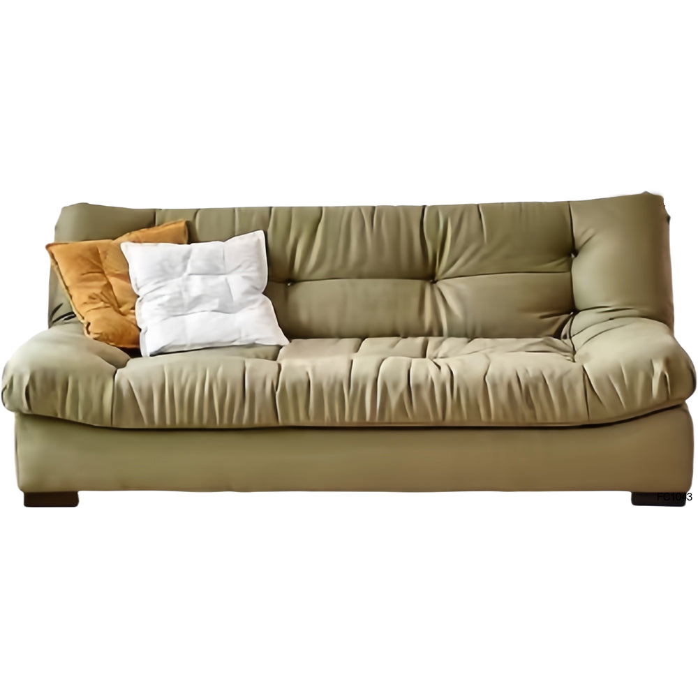 LUXORA FC1043 195/240cm Sofa Cotton Down Plush Solid Feathers Filling Sofa Wood and Bed